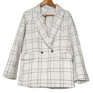 House of Harlow tweed blazer oversized